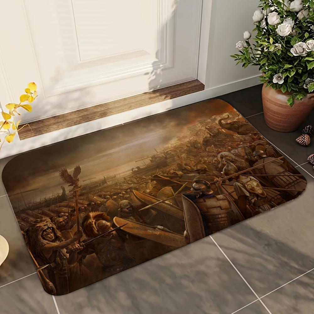 1 szt. SPQ Tarcza Standardowa Cesarstwa Rzymskiego Mata Łazienkowa Absorbująca Maty Antypoślizgowe Akcesoria do Wystroju Domu Dywany Maty Podłogowe do Kuchni Domowej