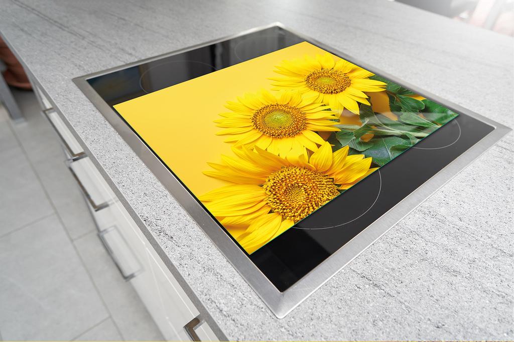 GLASS CUTTING BOARD 45x52 Flower