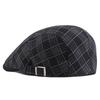 Spring New Pure Cotton Square Color Plaid Cap, Men's Fashion Sunscreen Beret, Women's Personality Leisure