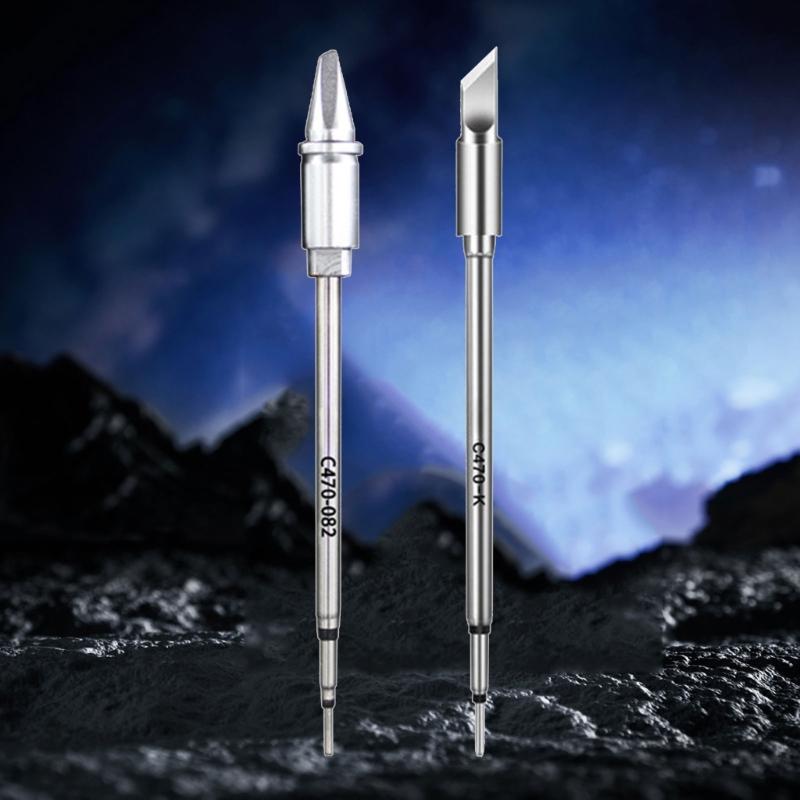 Premium Copper Soldering Iron Tip Rapid Heat Transfer Build In Durability Cores For Long Lastingly Welding Applications