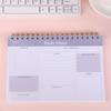 Coil Planner Cartoon Portable Week Plan Time Management Agenda Task List Note Student School Study Stationery