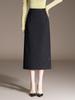 Spring 2026 Black Sequin Slim Bodycon High Waist Midi Pencil Skirt