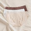 Seamless Ice Silk Butt-Lifting Tummy-Control Mid-Waist Plus Size Panties with Breathable Cotton Crotch
