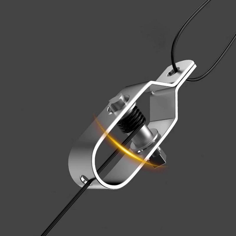 Heavy Duty Wire Tightener Silver Galvanised Cable Tensioner Wire Buckle Farm For Secure Barbed Wire Greenhouses Grape Vines