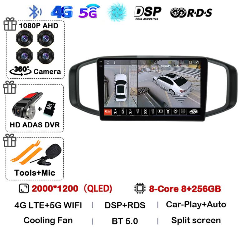 Android 14 Carplay Auto Car Radio For Morris Garages MG3 2017 2018 2019  Multimedia Video Player GPS Navigation Stereo Audio