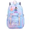 Anime Demon Hunters Printed Large Capacity Waterproof Backpack Teenger Student Schoolbag Bookbag Travel Bag