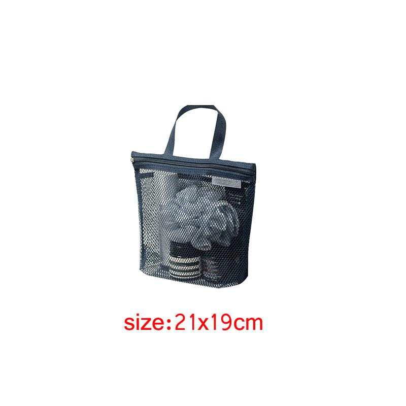 Tragbare Reise-Netz-Duschtasche für Bad-Kulturbeutel Tragetasche Aufbewahrungstaschen Handtaschen Organizer Hängende Kosmetiktasche