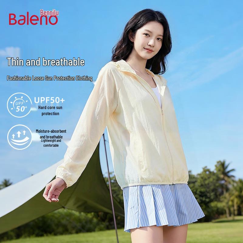 Baleno Women s UPF50+ Sun Protection Hooded Jacket S