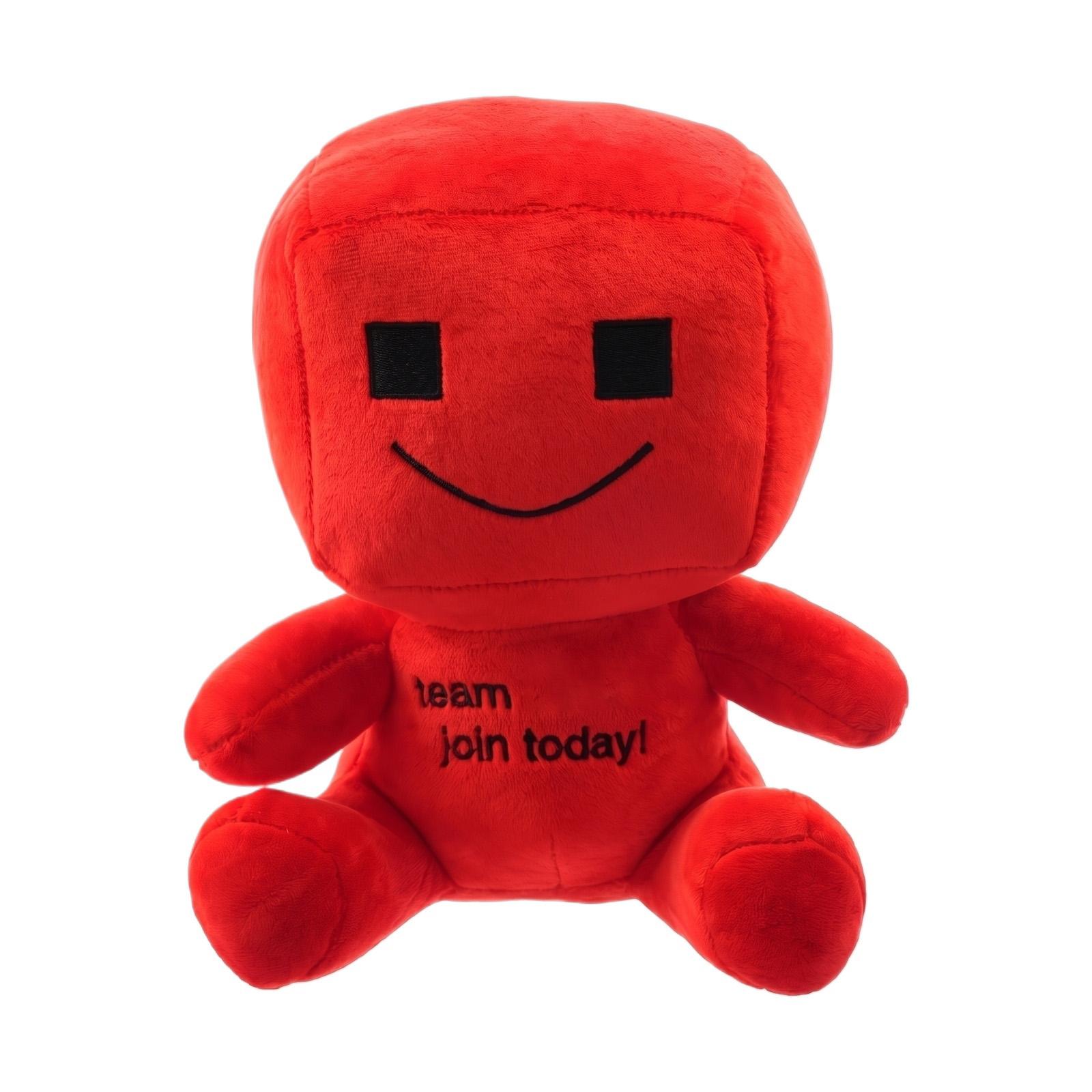 Soft Plush Toy Doll Cute Plush Stuffed Animal with Smiling Face and Embroidered Text Suitable for Children and Adults Gift