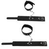 10-Piece Leather Bondage Set: Handcuffs, Collar & More for Couples