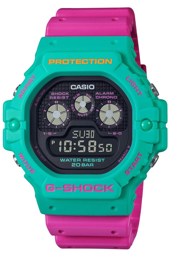 Casio Psychedelic Multi Colors Watch G-Shock DW-5900DN-3JF Men's