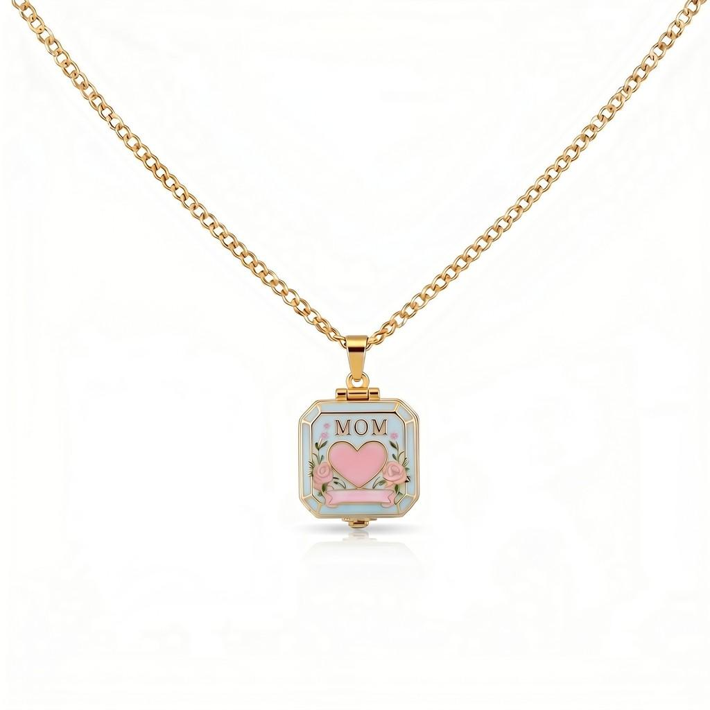 Geometric Pendant Necklace With Gold Plating For Fashionable Women And Men