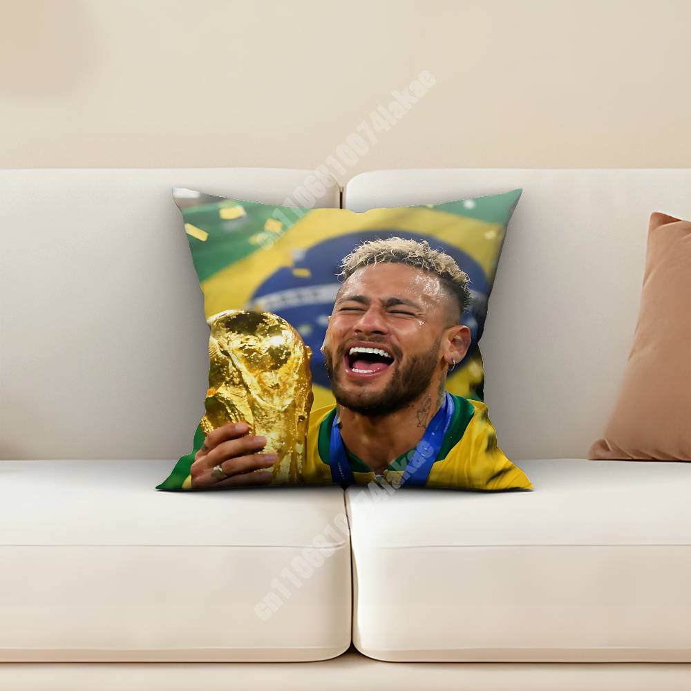 Brazil Football Brasil Soccer Sofa Couch Pillow Cover Cushion Case Home Bedroom Decoration