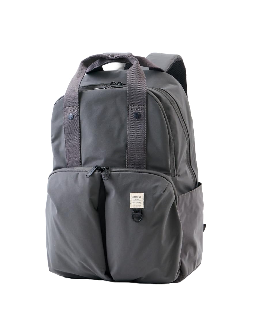 

Anello NEW STANDARD Backpack, A4 Size, Double-Sided Water-Repellent, Lightweight, 12 Pockets, Laptop Storage, Carry-On, Security Pocket