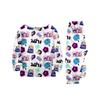 Prints Family Matching Long Sleeve Tops+Pants Set Family Matching Sets