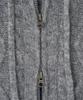 Lee Knit Zip-Up Hooded Cardigan Gray