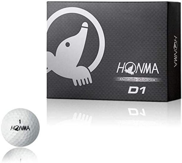 

Honma Golf Ball D1 2-Piece 1 Dozen (12 Balls) White BT1601