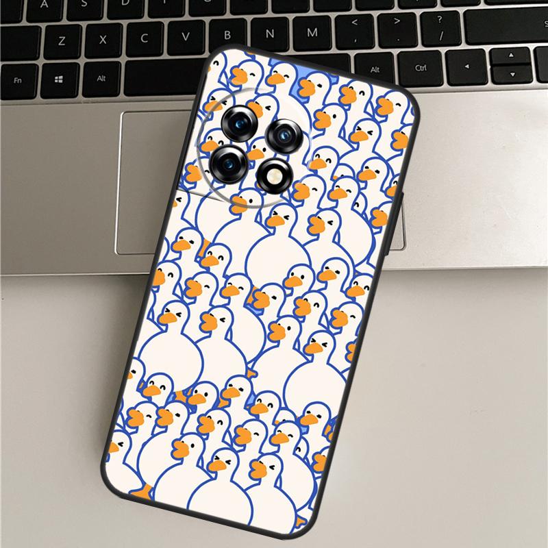 

Cartoon Cute Goose Duck Case For OnePlus Nord 5 CE 3 4 Lite N20 N30 OnePlus 15 13 12 11 10 Pro 10T 13R 13T 15R Cover For OnePlus Nord 2
