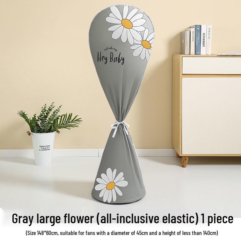 Universal Dustproof Slip-On Electric Fan Cover for Floor-Standing Fans