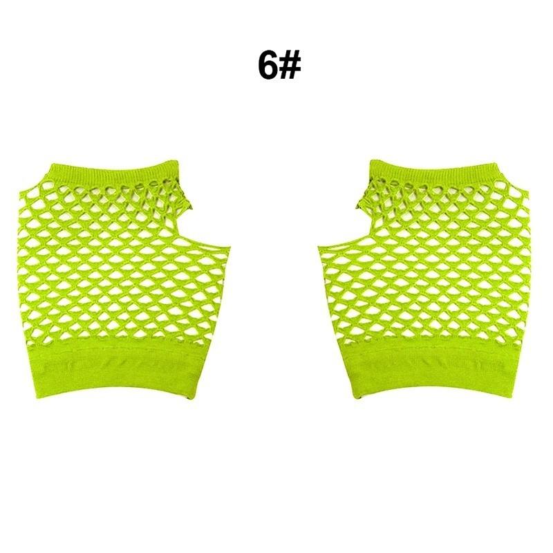 Girls Short Fishnet Fingerless Gloves Gloves Party Gloves Fishnet Gloves