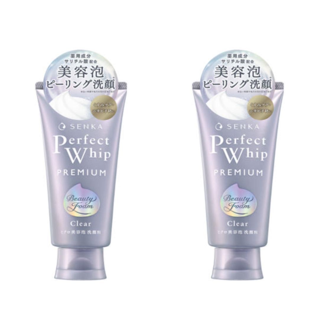 Senka Perfect Whip Facial Wash A 120г, 150г / Premium Perfect Whip Clear 120г  (7 вариантов) #Premium 120g x 2pcs