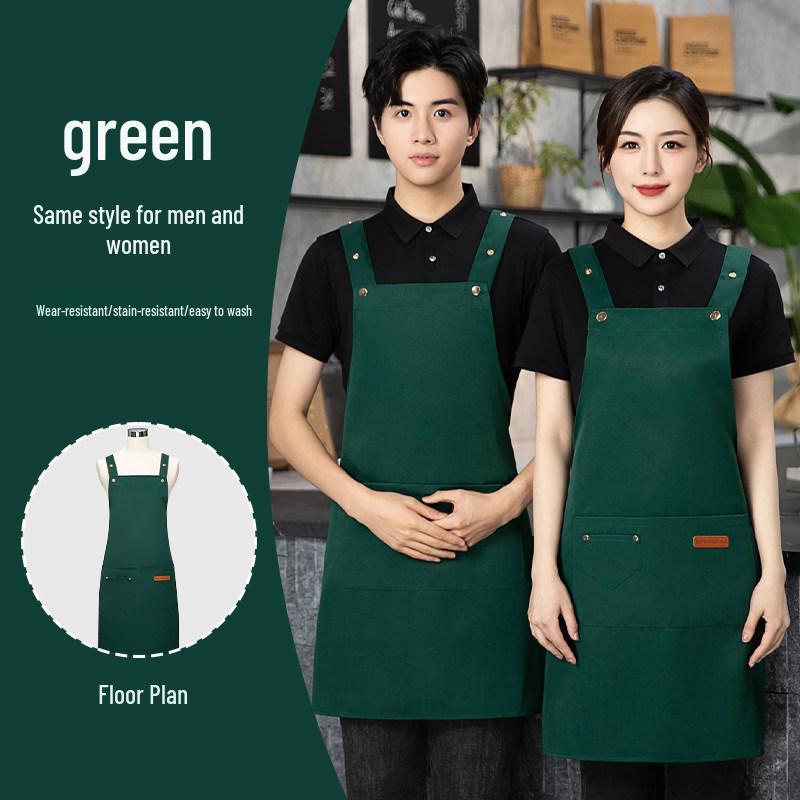 Waterproof Oil-Proof Custom Logo Apron for Men & Women - Ideal for Catering and Home Cooking