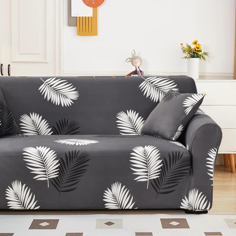 Stretch Couch Cover Non-Slip Sofa Covers For Living Room Sectional Sofa Slipcovers Furniture Protector For Kids Pets Washable
