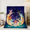 Kawaii Pokepokes Couch Throw Blanket for Bed Decorative Sofa Blankets Bedroom Decoration Home Bedspread the Warm Winter Knee Nap