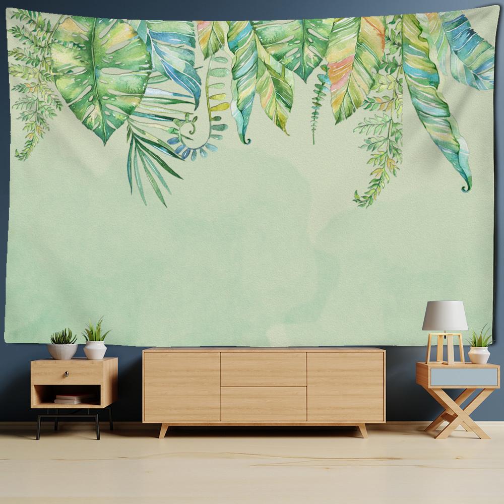 

Европейский Цветочный Настенный Гобелен Растение Кактус Иллюстрация Настенный Гобелен Спальня Комната Эстетическое Украшение Домашнее Украшение 100X75CM