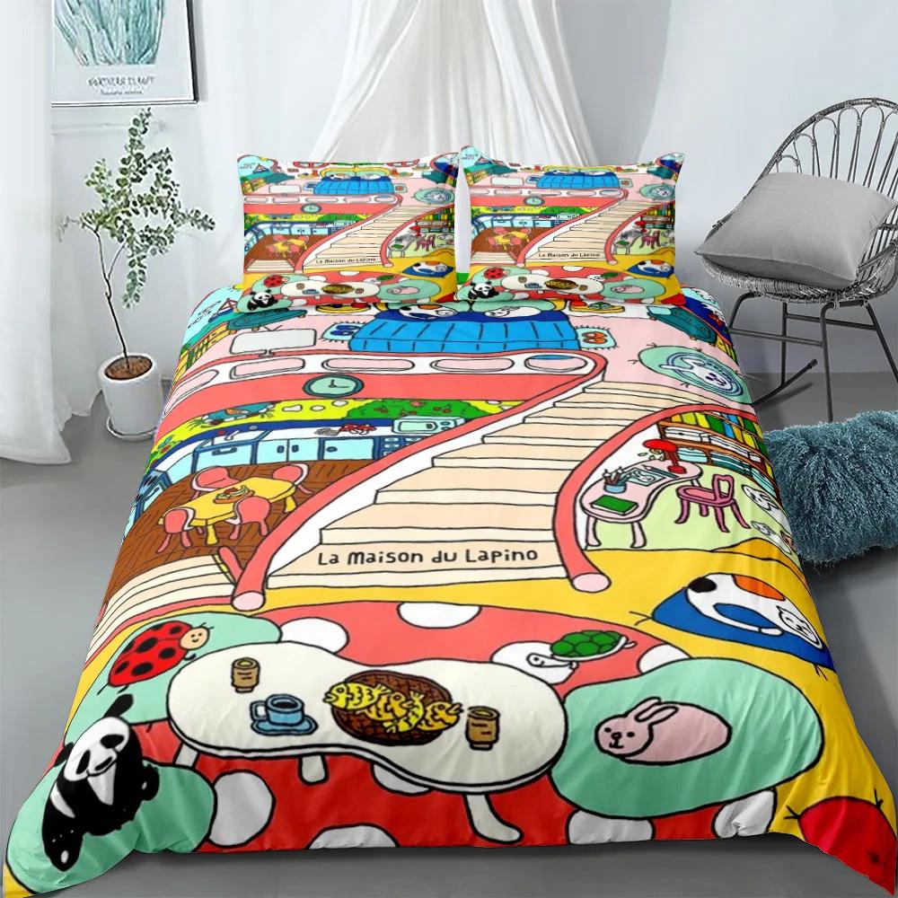 Maggie a Zuřivá bestie Sada povlečení bez prostěradla King Queen Double Full Twin Single Size Sada ložního prádla