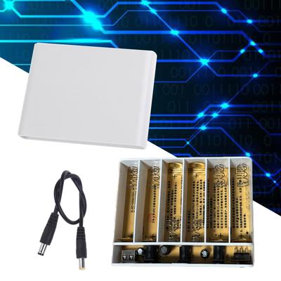 USB 5V 9V 12V Output 6x 18650 Battery UPS DIY Power Bank Box for Router Cellphone Tablets Modem CCTV Camera LED
