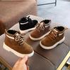 Children Casual Shoes Autumn Winter Boots Boys Shoes Fashion Leather Soft Antislip Girls Boots Sport Running Shoes