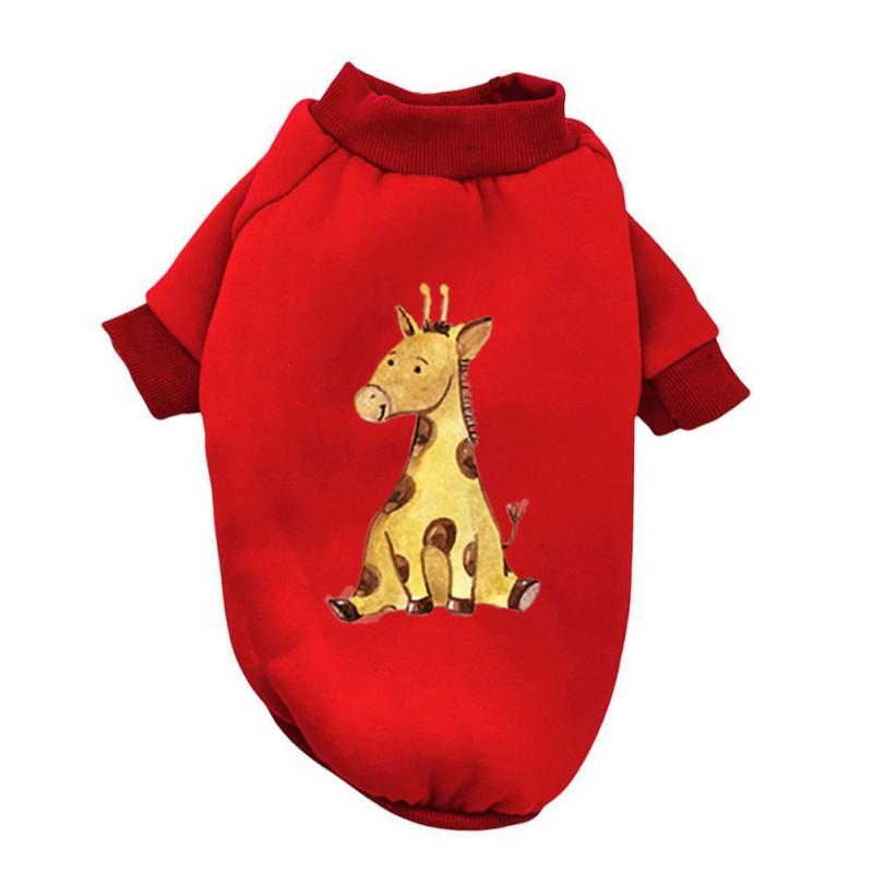 Vêtements de Noël pour chien Automne Hiver Chaud Vêtements pour animaux de compagnie Chiens Costume de chiot Chihuahua T-shirt pour animal de compagnie Chapeau en velours pull Vêtements pour chien M