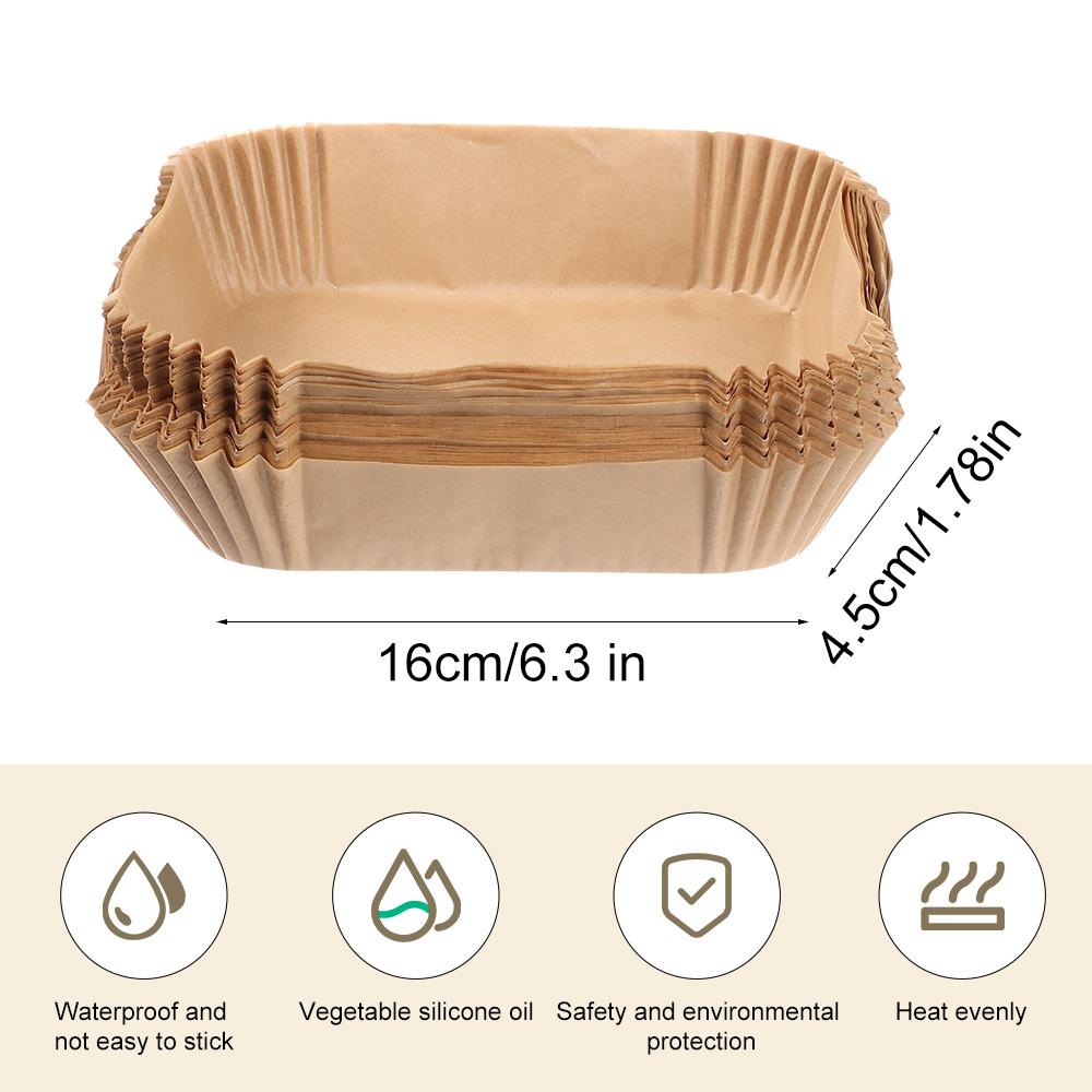 Water-Proof Even Heating Air Fryer Liners Disposable Paper Roasting Microwave Wide Application