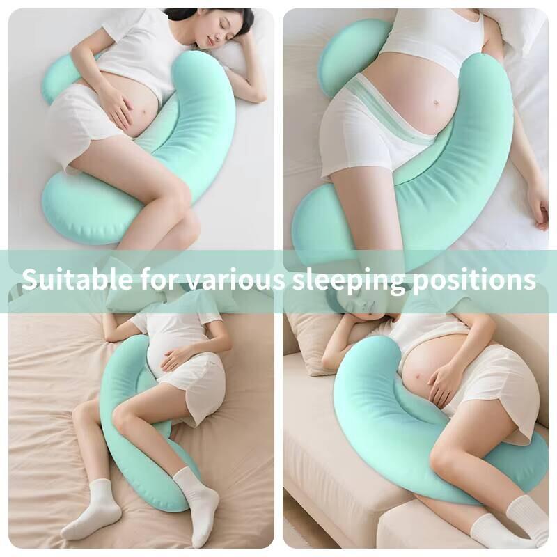 Ergonomic Wedge Oversized Maternity Pillow Body Support For Pregnant Women Lumbar Pillow Multi Function Side Protect Cushion