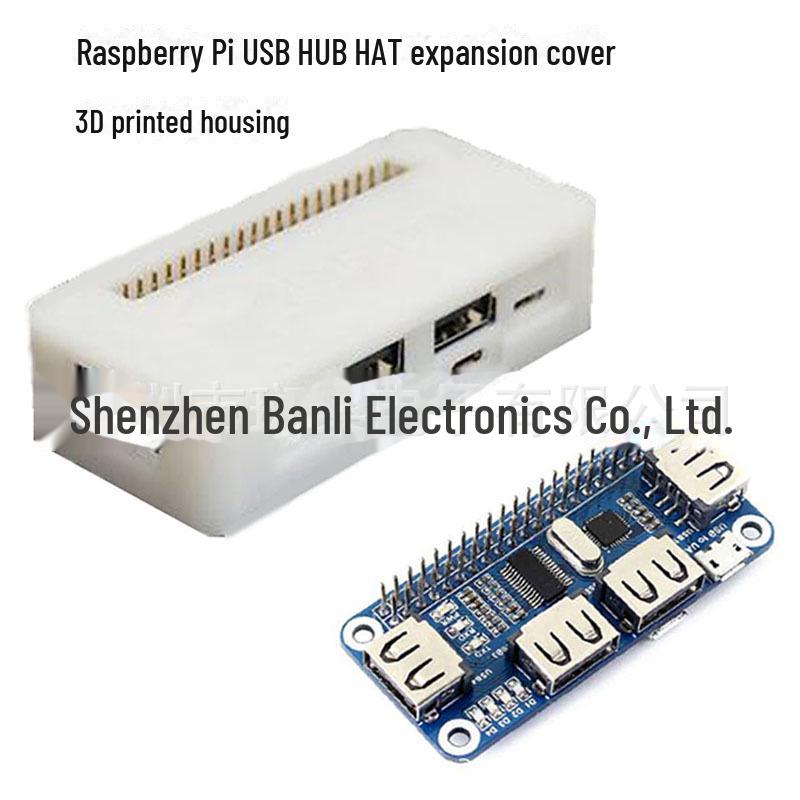 

Raspberry Pi Zero Pi0 W USB Hub with 3D Printed Shell Shell Only