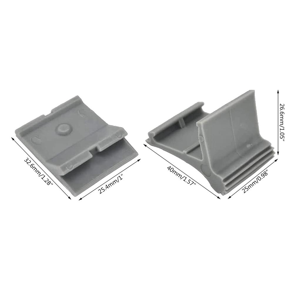 2 Pack S Awning Arm Slider Catch Kit 830472P002 for A&E 8500 9000 Shading Patio Awning Slider Catch Assembly