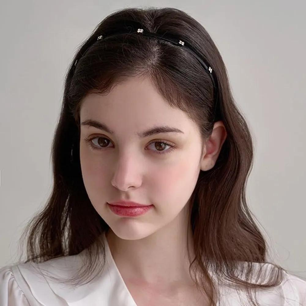 Mini Crystal Point Hairband LFHB0465 Crystal