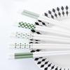 De'ou Xingguang Simple Hepburn Ceramic Chopsticks, 6 Pairs