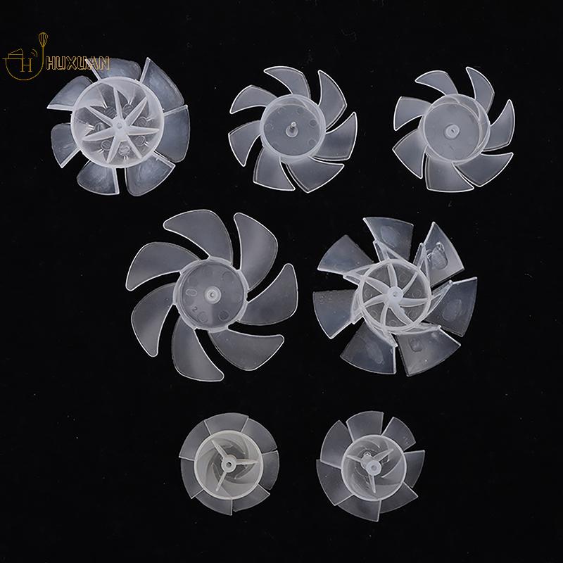 1 Pz 7 Pale Ventola in Plastica Diametro Esterno Pale 35mm/42mm/50mm/65mm Pala Ventola di Raffreddamento in Plastica Per Asciugacapelli