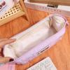 Large Capacity Stationery Bag Embroidered Pen Pencil Case Ins Fashion Kawaii Pencil Bag  Kids