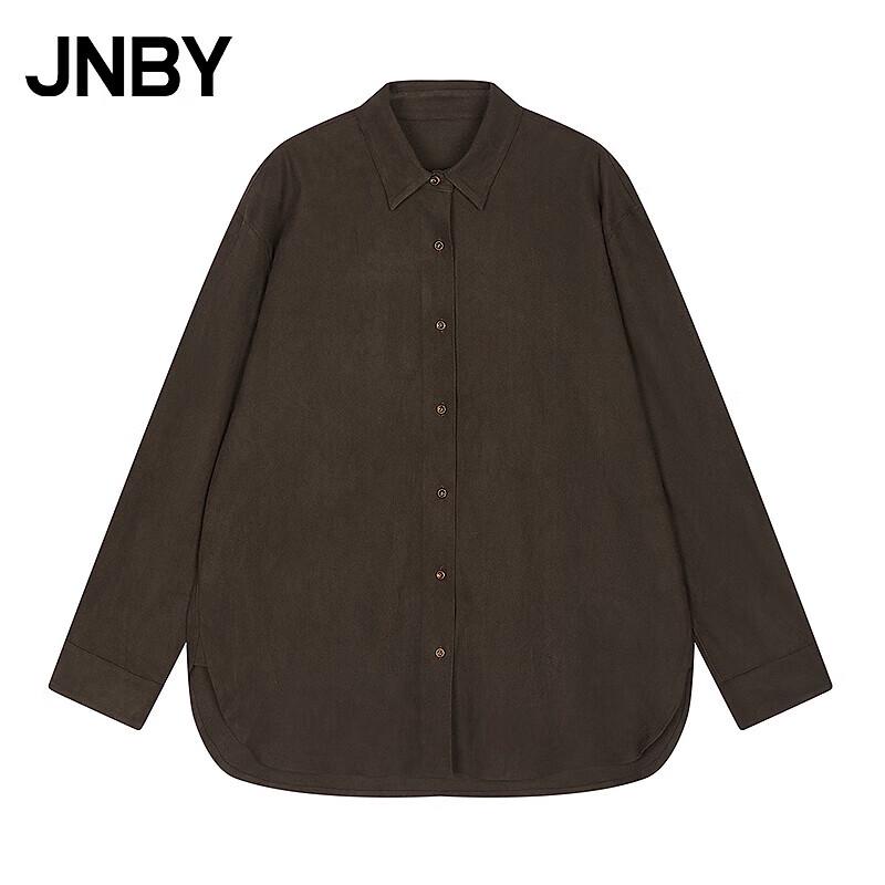 JNBY 2025 Winter Faux Leather Shirt