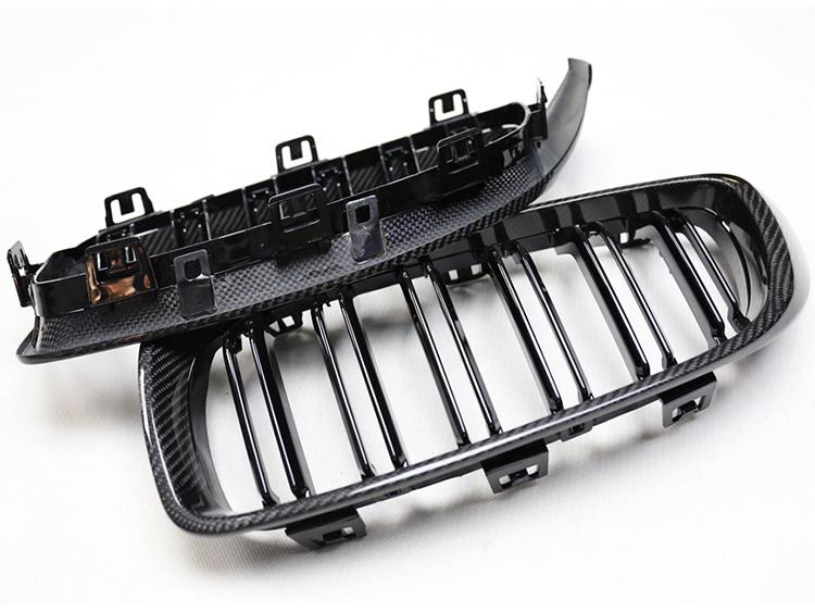 Dry Carbon Fiber Center Grille Radiator Cover for BMW 4 Series 430 M4 F82 - Non-Layering, Non-Bubbling