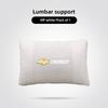 Car Logo Neck Pillow & Lumbar Support Set Breathable Headrest Cushion For Chevrolet Cruze Malibu Colorado Equinox Spark Keychain