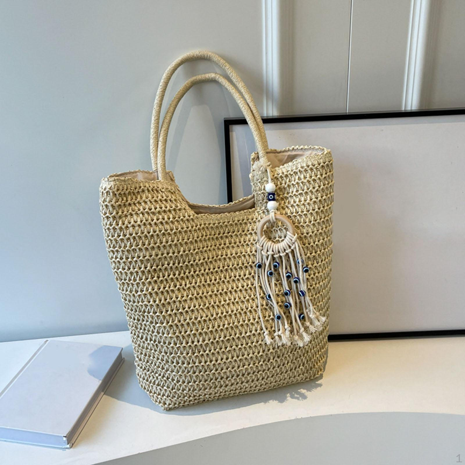 

Женская сумка через плечо для пляжа для отдыха на открытом воздухе бежевый