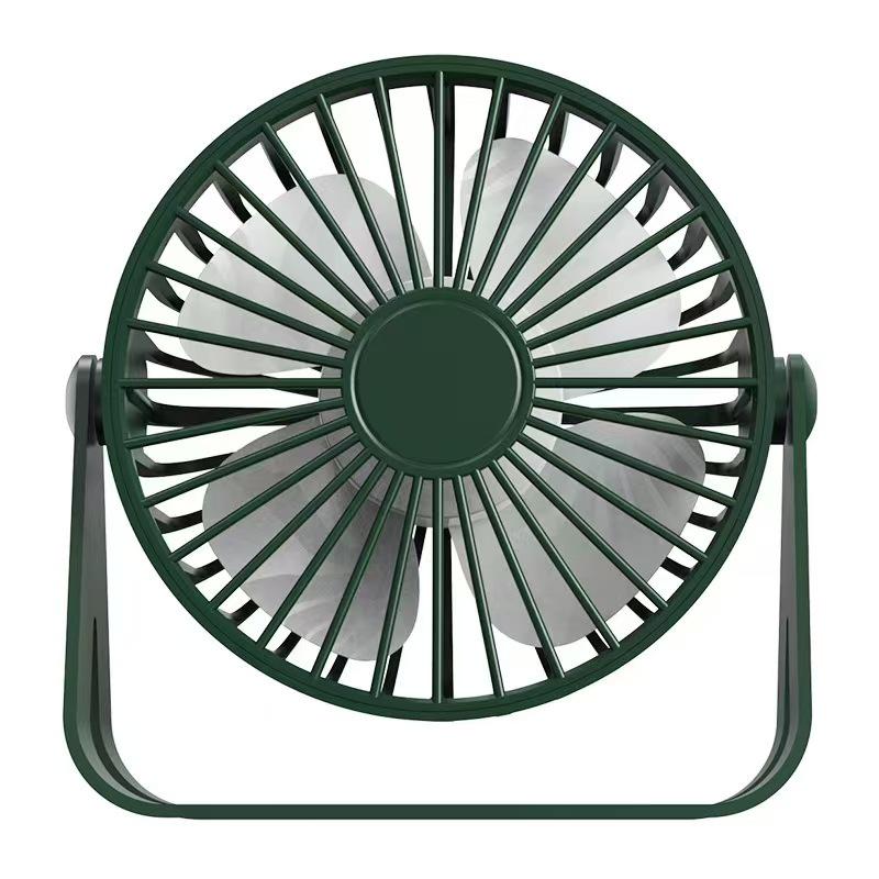 Yadu USB Rechargeable Desktop Fan - Small, Powerful Wind for Dorm and Office Use