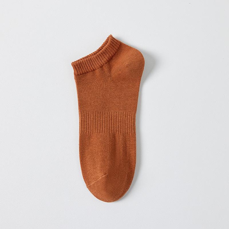 Men's Summer Thin Cotton Ankle Socks: Breathable, Sweat-Absorbing, Anti-Odor Low-Cut Sports Socks