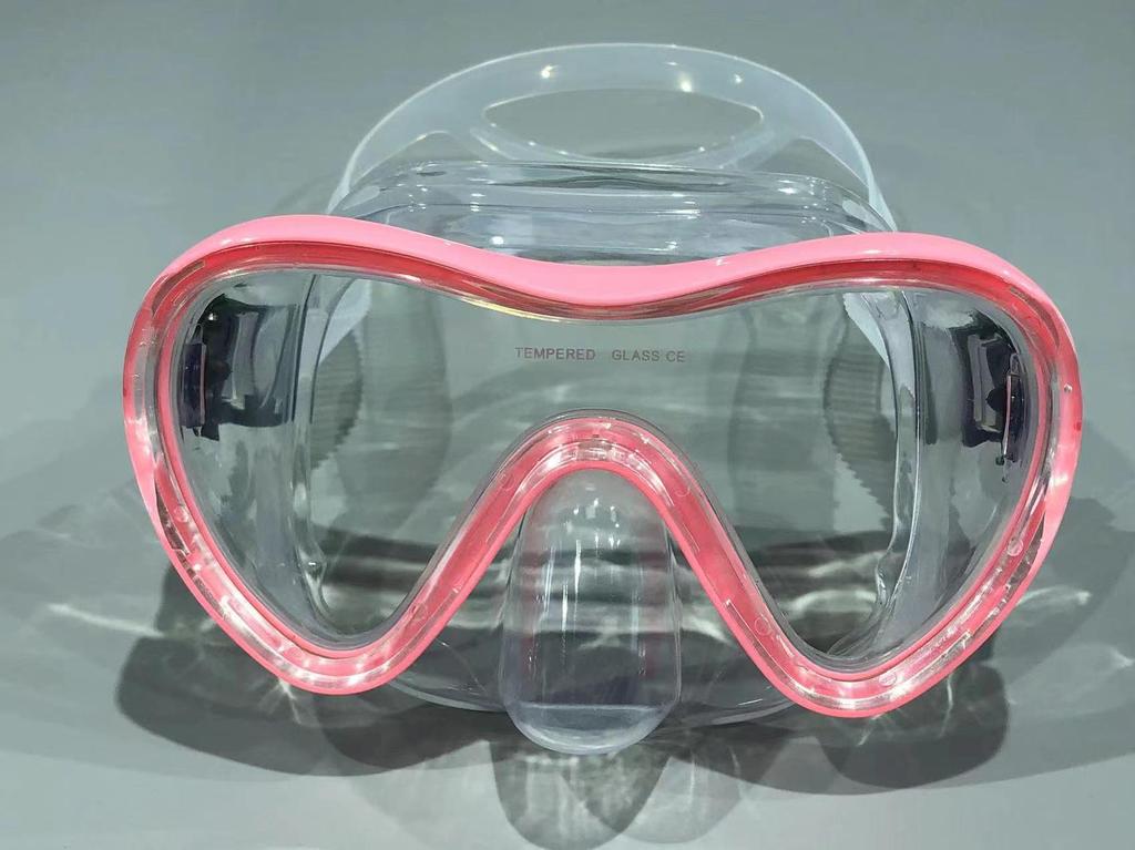 Adult Large Frame Silicone Diving and Snorkeling Goggles
