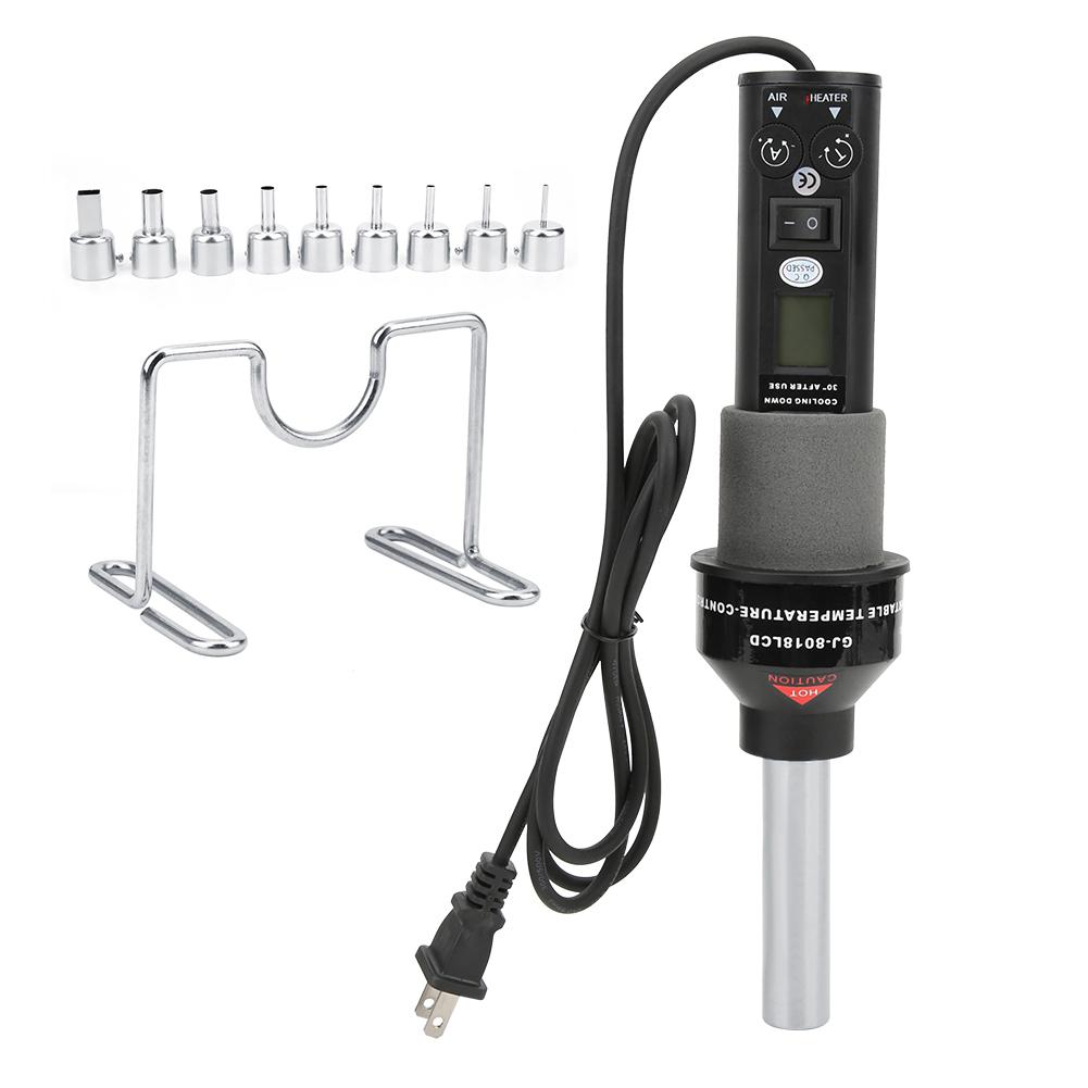 Buy Hot Air Gun Thermostat 9 Tuyere Digital Display Industrial Electric