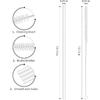 Replacement Straws for Stanley 40 oz 30 oz Tumbler,6 Pack Reble Plastic Straws,Compatible Accessories Drinking for Stanley and More, BPA